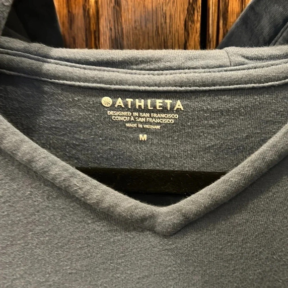 Athleta | Sundown Alliance Hoodie Oversized Sweatshirt Cottage Blue | medium - Picture 3 of 4